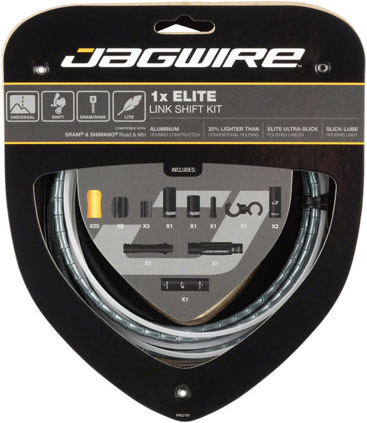 Jagwire-1x-Elite-Link-Shift-Cable-Kit-Shift-Cable-and-Housing-Sets-Bicycle-Shift-Cable-and-Housing-Sets