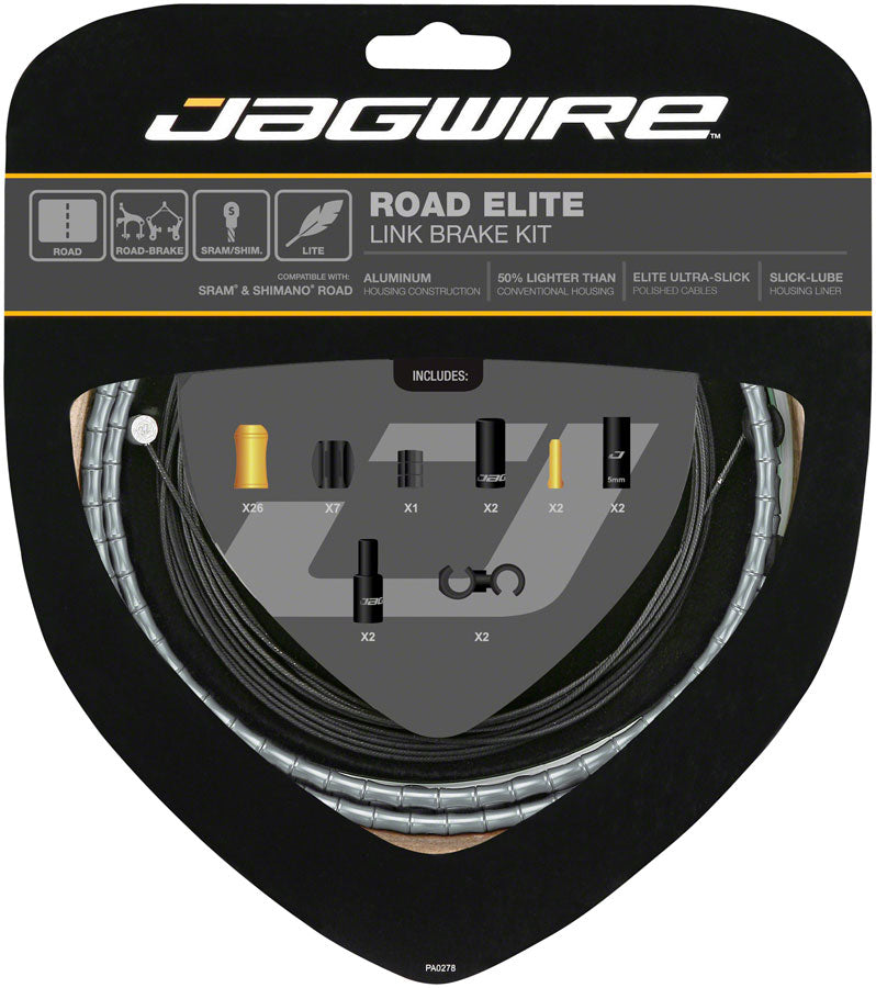 Load image into Gallery viewer, Jagwire-Road-Elite-Link-Brake-Kit-Brake-Cable-Housing-Set_CA0053

