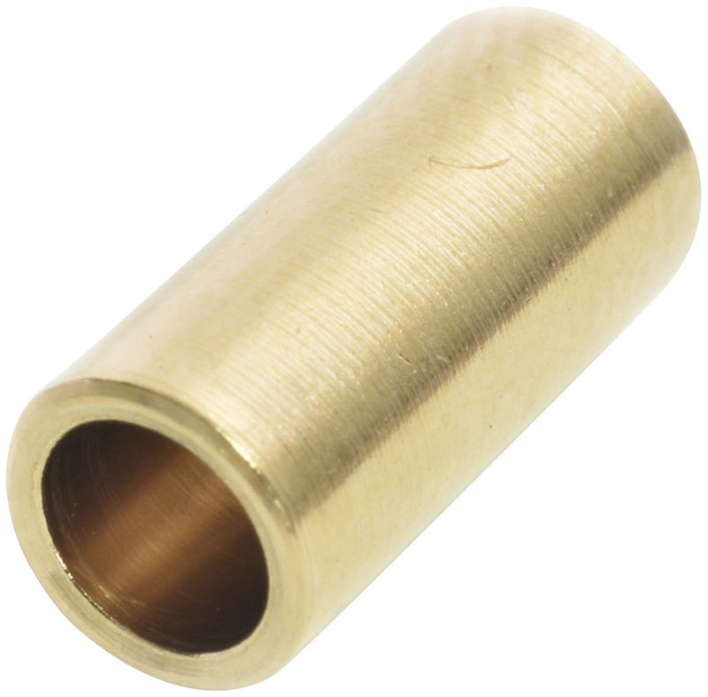 Load image into Gallery viewer, Wheels Manufacturing Cable Housing Ferrule - Brass, 4mm, Bottle of 50
