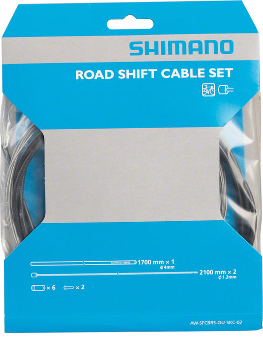 Shimano Road SP40 Base Level Derailleur Shift Cable and Housing Set Black