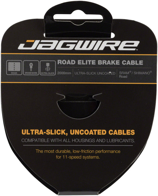 Jagwire Elite Ultra-Slick Brake Cable Polished Slick Stainless SRAM/Shimano Road