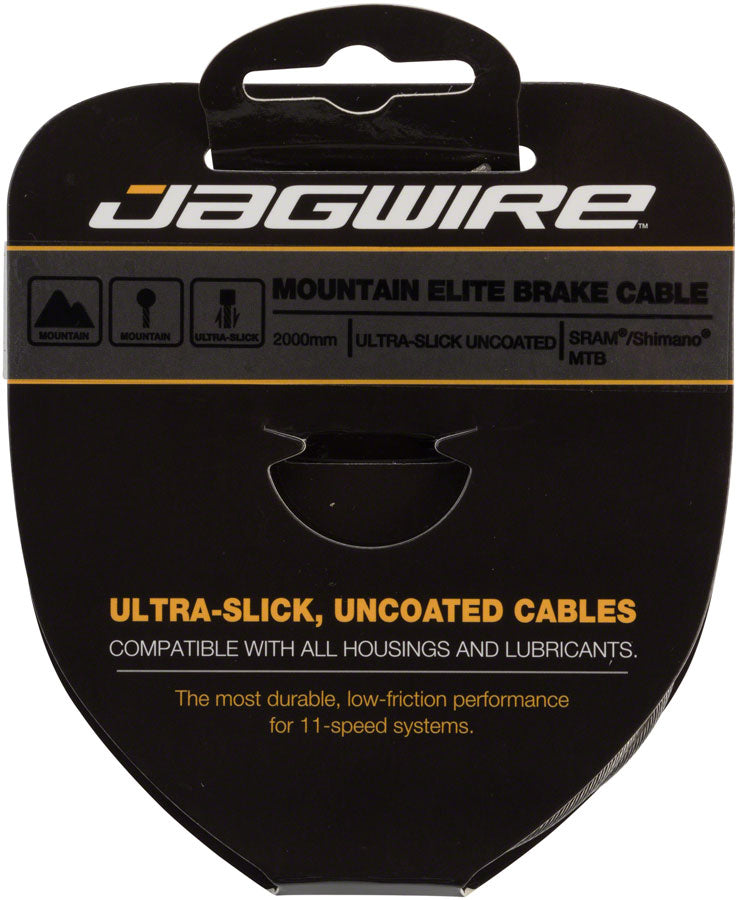 Load image into Gallery viewer, Pack of 2 Jagwire Elite Ultra-Slick Brake Cable Polished Slick Stainless
