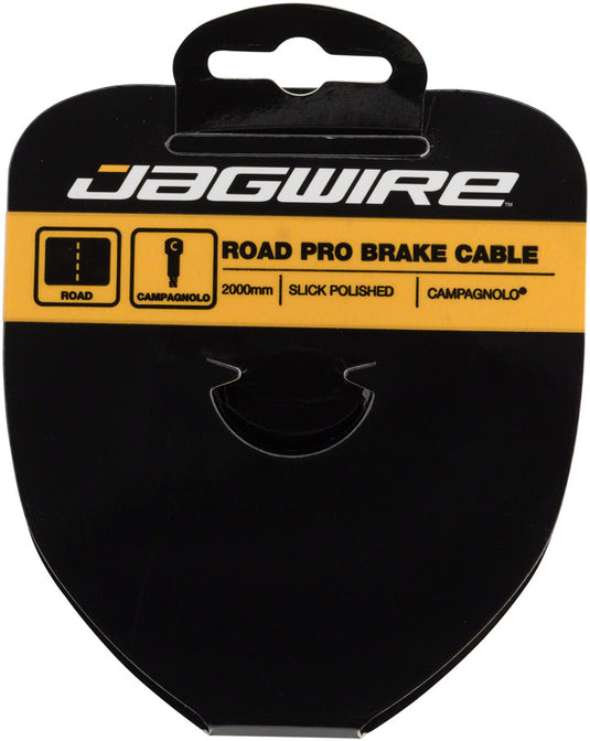 Pack of 2 Jagwire Pro Brake Cable 1.5x2000mm Pro Polished Slick Stainless