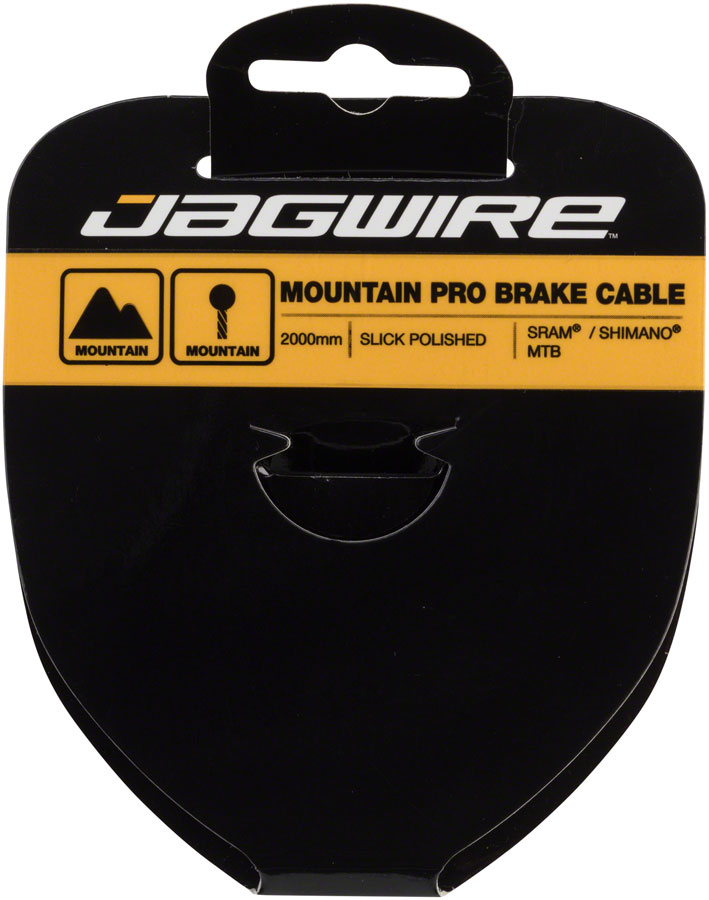 Load image into Gallery viewer, Pack of 2 Jagwire Pro Brake Cable 1.5x2000mm Pro Polished Slick Stainless
