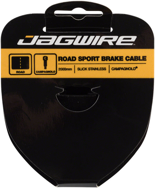 Pack of 2 Jagwire Sport Brake Cable 1.5x2000mm Slick Stainless Campagnolo