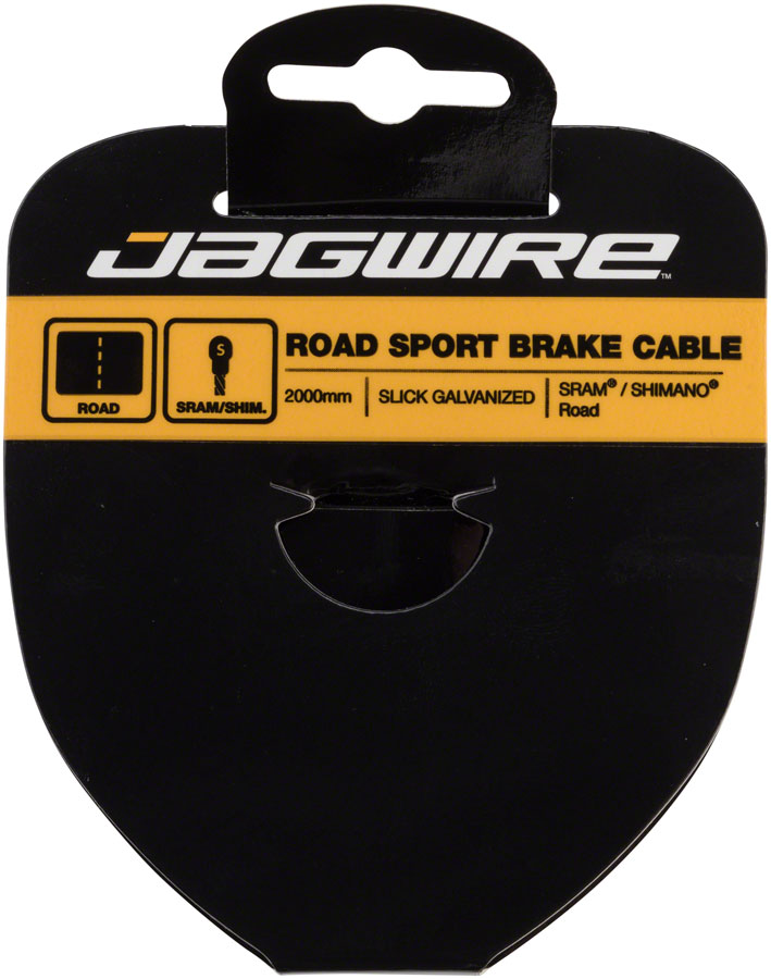 Load image into Gallery viewer, Jagwire Sport Brake Cable 1.5x2000mm Slick Galvanized SRAM/Shimano Road
