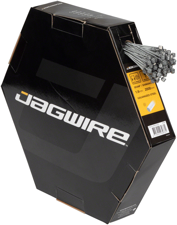 Load image into Gallery viewer, Pack of 2 Jagwire Brake Cable Basics 1.6x2000mm Galvanized SRAM/Shimano MTB
