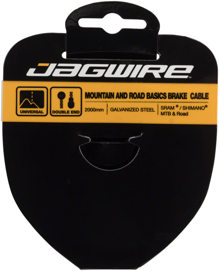 Load image into Gallery viewer, Jagwire Brake Cable Basics 1.6x2000mm Galvanized SRAM/Shimano MTB &amp; Road
