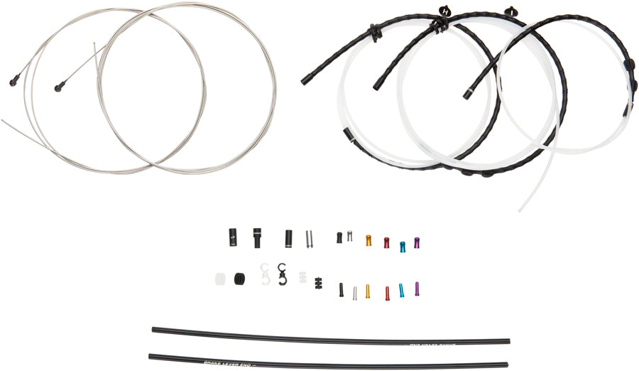 Jagwire Road Elite Link Brake Cable Kit SRAM Shimano Ultra-Slick Uncoated Cables