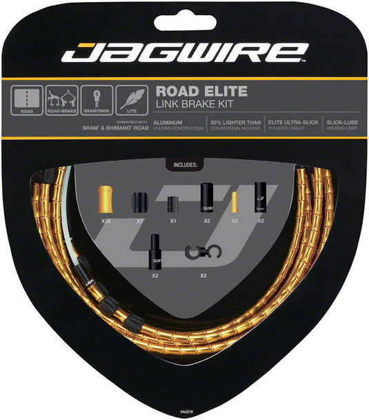 Jagwire-Road-Elite-Link-Brake-Kit-Brake-Cable-and-Housing-Sets-CA2343