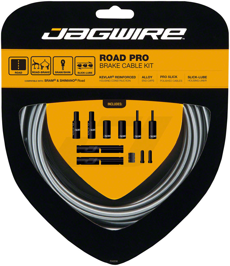 Load image into Gallery viewer, Jagwire-Pro-Polished-Road-Brake-Kit-Brake-Cable-Housing-Set_CA2369

