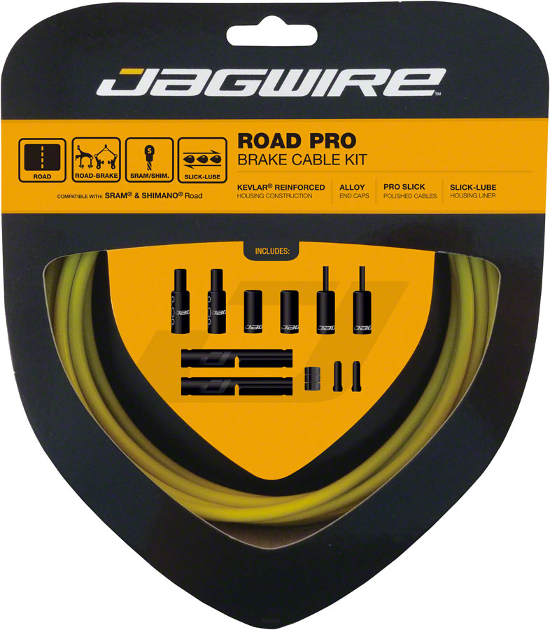 Load image into Gallery viewer, Jagwire-Pro-Polished-Road-Brake-Kit-Brake-Cable-Housing-Set_CA2375
