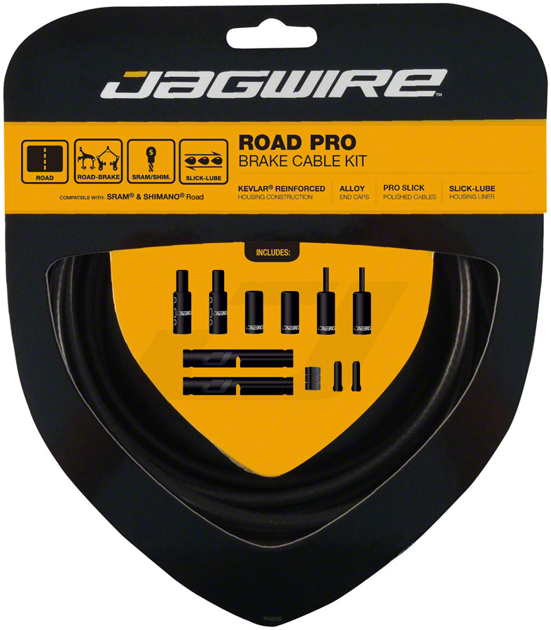 Load image into Gallery viewer, Jagwire Pro Cycling Cable Bundle - Stealth Black Road &amp; Mountain SRAM/Shimano Brake &amp; Shift Kit
