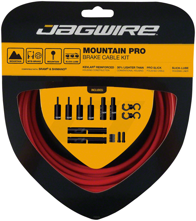 Load image into Gallery viewer, Jagwire-Pro-Polished-Mountain-Brake-Kit-Brake-Cable-and-Housing-Sets-CA2382
