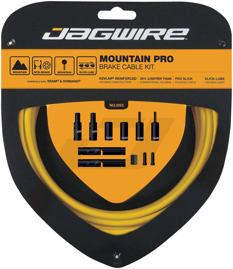 Load image into Gallery viewer, Jagwire-Pro-Polished-Mountain-Brake-Kit-Brake-Cable-and-Housing-Sets-CA2385
