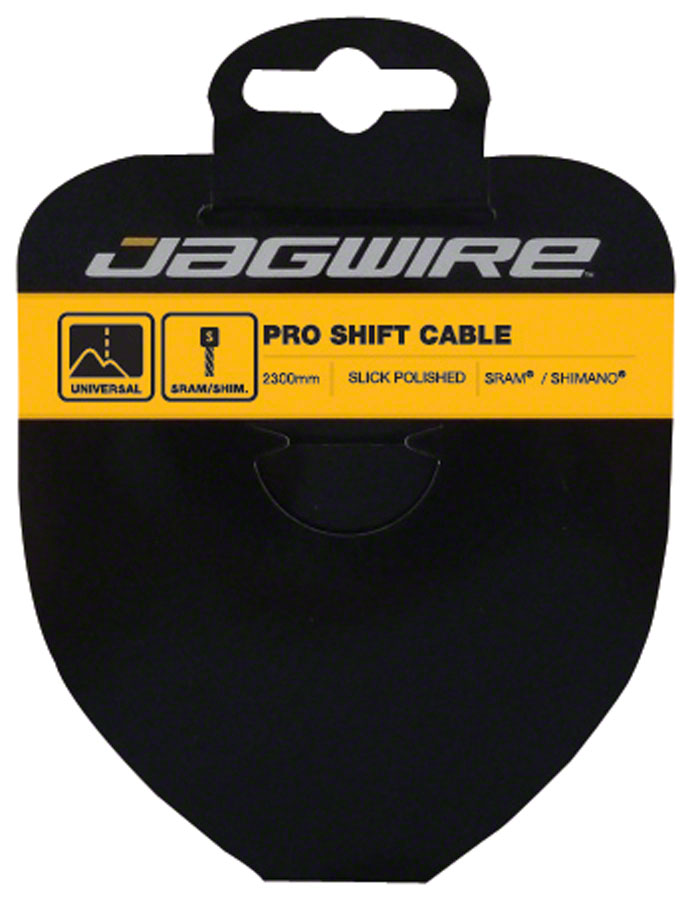 Load image into Gallery viewer, Pack of 2 Jagwire Polished Slick Stainless Derailleur Cable 1.1 x 2300mm
