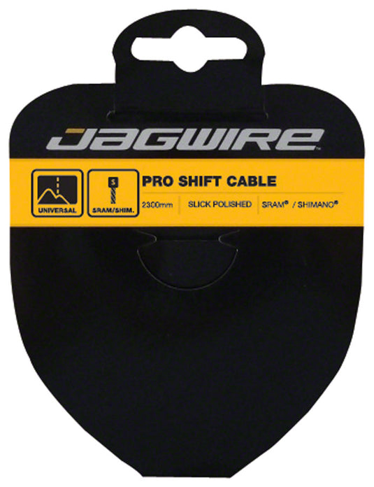 Pack of 2 Jagwire Polished Slick Stainless Derailleur Cable 1.1 x 2300mm