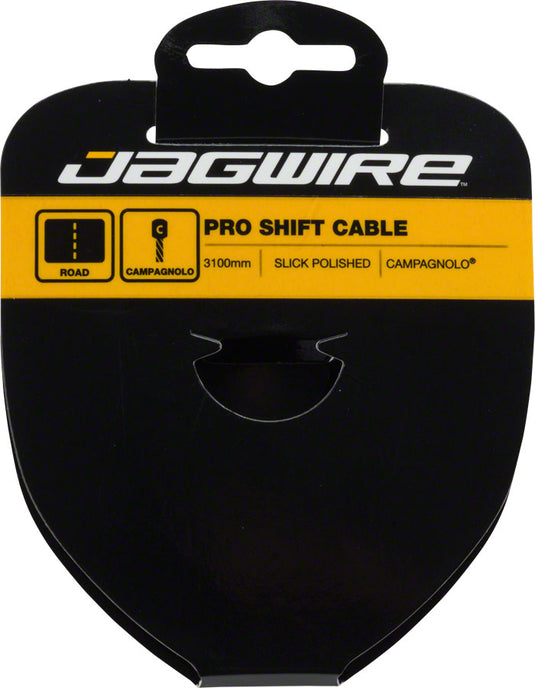 Jagwire Pro Shift Cable 1.1 x 3100mm, Polished Slick Stainless Steel, Campagnolo