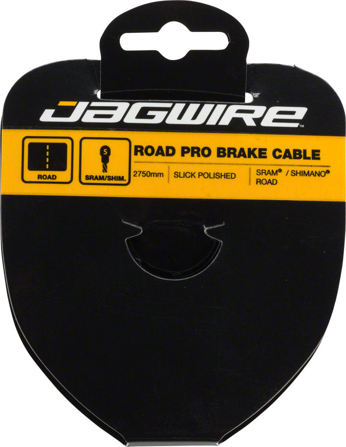 Load image into Gallery viewer, Jagwire Pro Polished Slick Stainless Road Brake Cable 1.5x2750mm SRAM/Shimano

