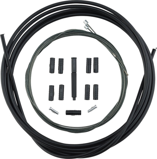 Shimano MTB Optislick Derailleur Cable and Housing Set Black, High-Performance, Durable Gear Upgrade