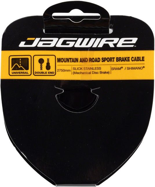 Pack of 2 Jagwire Sport Brake Cable Slick Stainless SRAM/Shimano