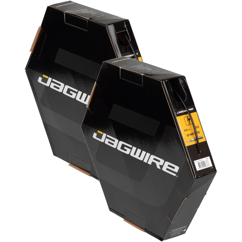Load image into Gallery viewer, Premium Black Bicycle Brake &amp; Derailleur Housing Bundle - 4mm &amp; 5mm File Boxes, Durable Steel Construction
