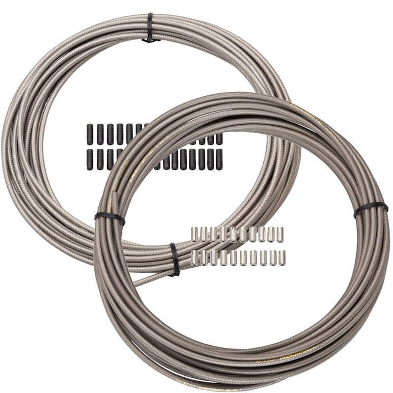 Load image into Gallery viewer, Jagwire Titanium Sport Brake &amp; Derailleur Housing Bundle | Slick-Lube Liner, High-Performance Cycling Cables
