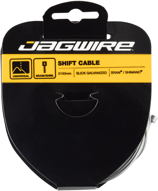 Pack of 2 Jagwire Sport Shift Cable 1.1 x 3100mm, Slick Galvanized Steel