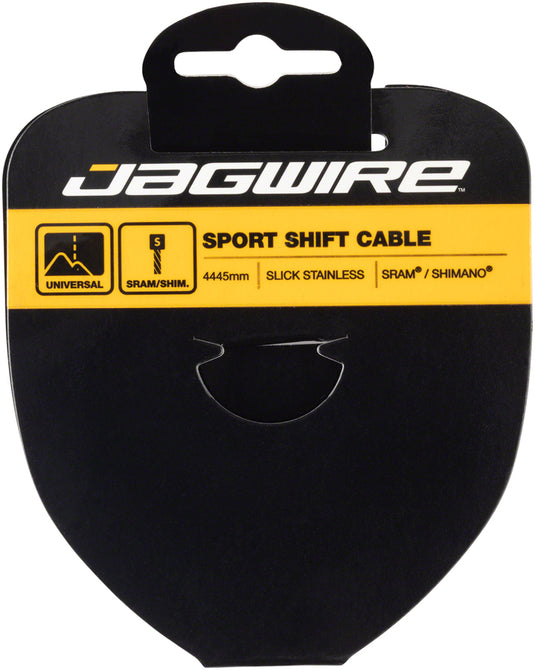Pack of 2 Jagwire Sport Shift Cable 1.1x4445mm, Slick Stainless Steel