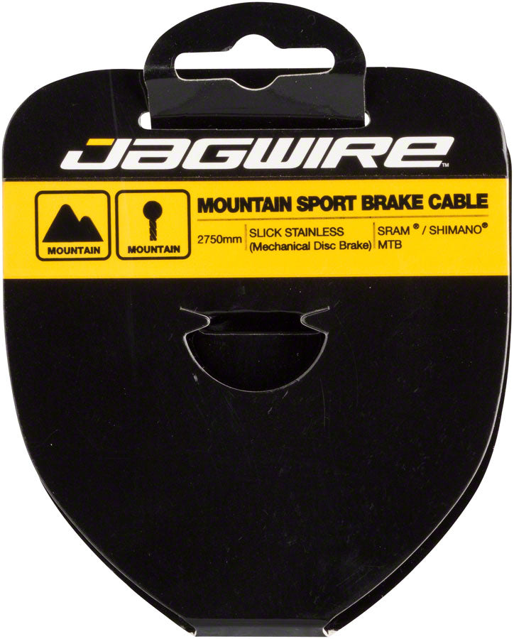 Load image into Gallery viewer, Pack of 2 Jagwire Sport Brake Cable Slick Stainless SRAM/Shimano Mountain Tandem
