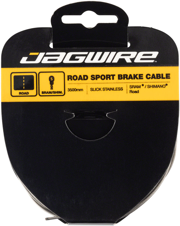 Load image into Gallery viewer, Pack of 2 Jagwire Sport Brake Cable Slick Stainless 1.5x3500mm SRAM/Shimano Road
