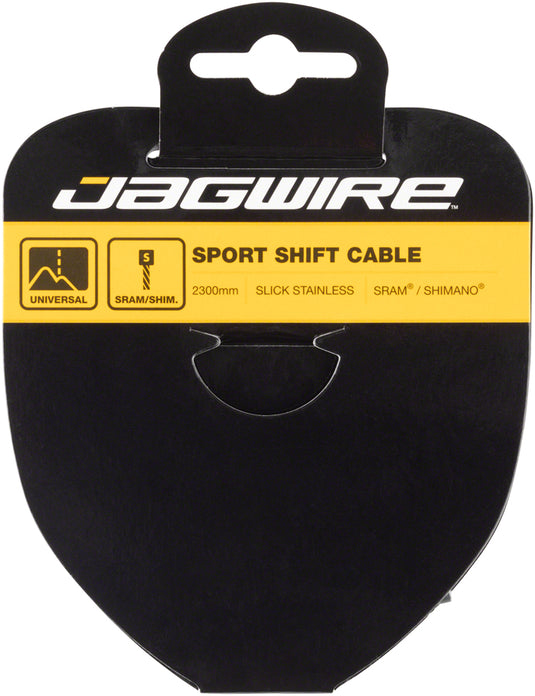 Pack of 2 Jagwire Sport Shift Cable - 1.1 x 2300mm,Slick Stainless Steel