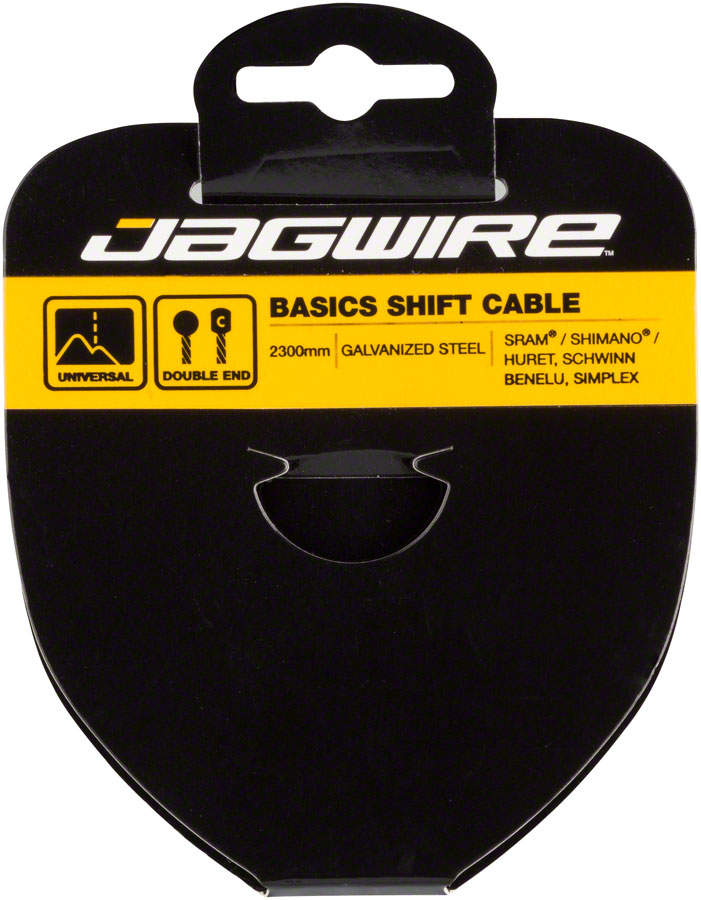 Load image into Gallery viewer, Pack of 2 Jagwire Basics Shift Cable - 1.2 x 2300mm, Galvanized Steel
