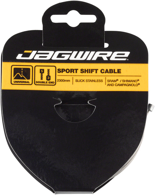 Pack of 2 Jagwire Sport Shift Cable 1.1 x 2300mm, Slick Stainless Steel