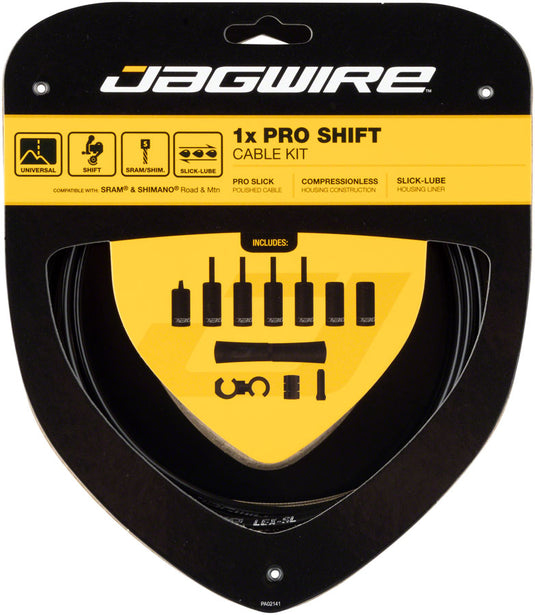 Jagwire-1x-Pro-Shift-Kit-Shift-Cable-and-Housing-Sets-Bicycle-Shift-Cable-and-Housing-Sets