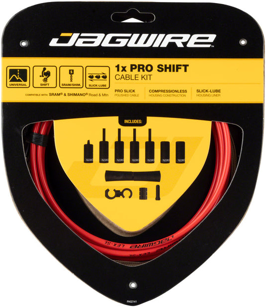 Jagwire-1x-Pro-Shift-Kit-Shift-Cable-and-Housing-Sets-Bicycle-Shift-Cable-and-Housing-Sets