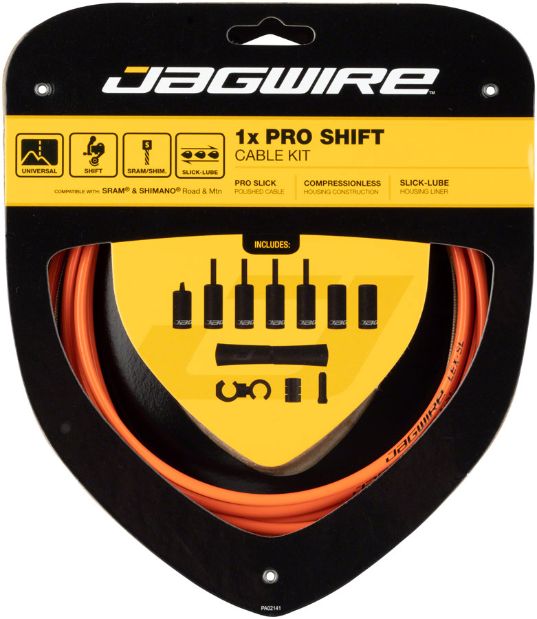 Load image into Gallery viewer, Jagwire-1x-Pro-Shift-Kit-Derailleur-Cable-Housing-Set_CA4470
