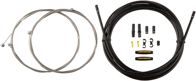 Load image into Gallery viewer, Jagwire Universal Sport Brake XL Kit Black Bicycle Brake Cable &amp; Housing Set
