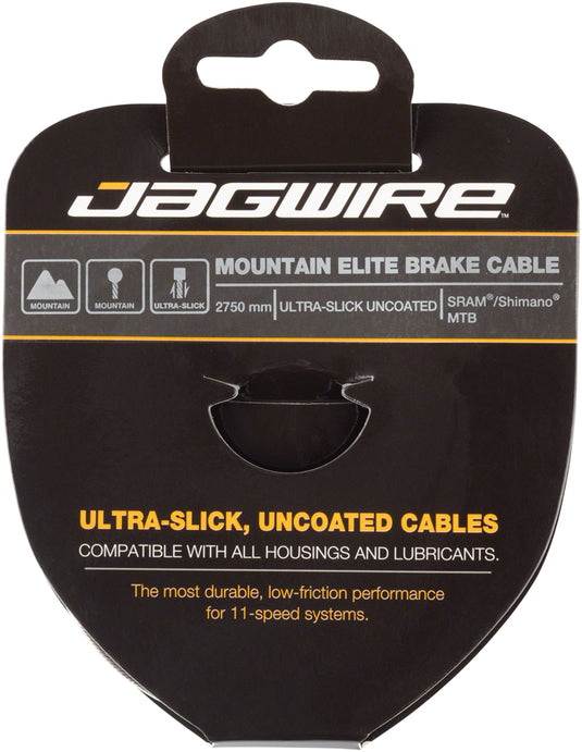 2 Pack Jagwire Elite Ultra-Slick Brake Cable Stainless For SRAM/Shimano Mountain