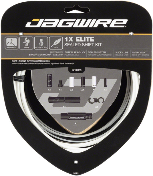 Jagwire-1x-Elite-Sealed-Shift-Cable-Kit-Shift-Cable-and-Housing-Sets-Bicycle-Shift-Cable-and-Housing-Sets