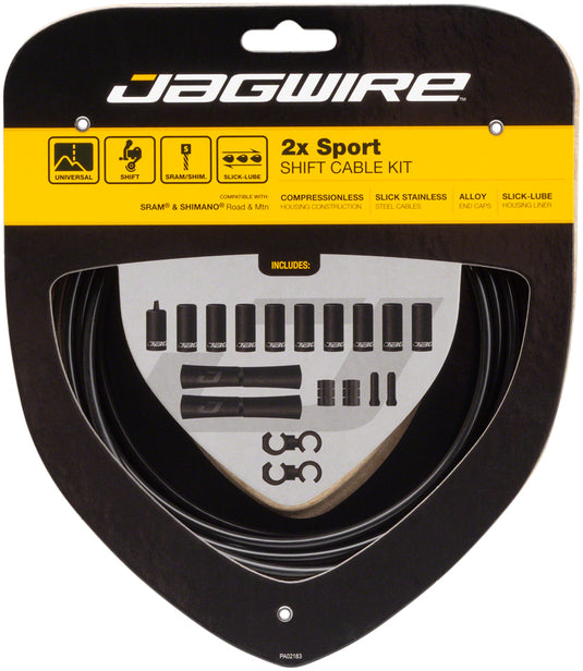 Jagwire-2x-Sport-Shift-Cable-Kit-Derailleur-Cable-Housing-Set_CA4676