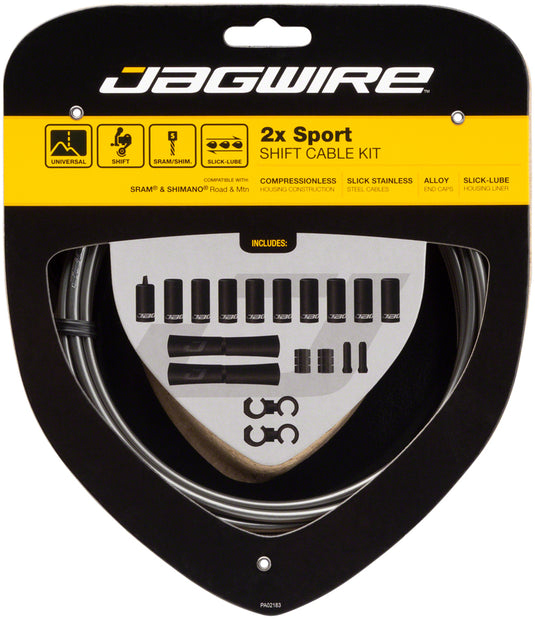 Jagwire-2x-Sport-Shift-Cable-Kit-Derailleur-Cable-Housing-Set_CA4677