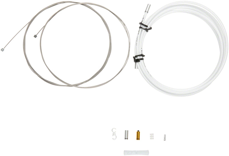 Load image into Gallery viewer, Jagwire 2x Sport Shift Cable Kit SRAM/Shimano, White
