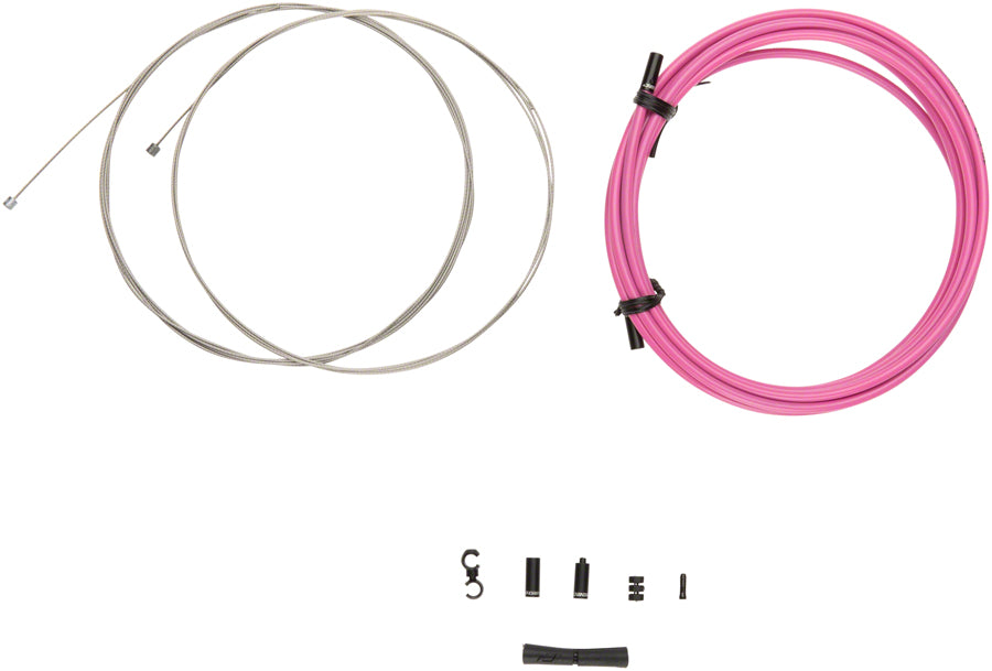 Jagwire 2x Sport Shift Cable Kit SRAM/Shimano, Pink