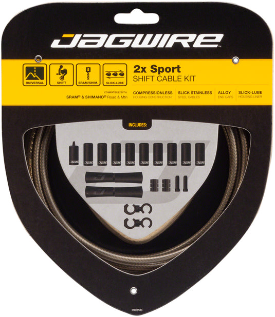 Jagwire-2x-Sport-Shift-Cable-Kit-Derailleur-Cable-Housing-Set_CA4682