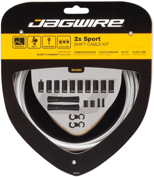 Jagwire-2x-Sport-Shift-Cable-Kit-Derailleur-Cable-Housing-Set_CA4683