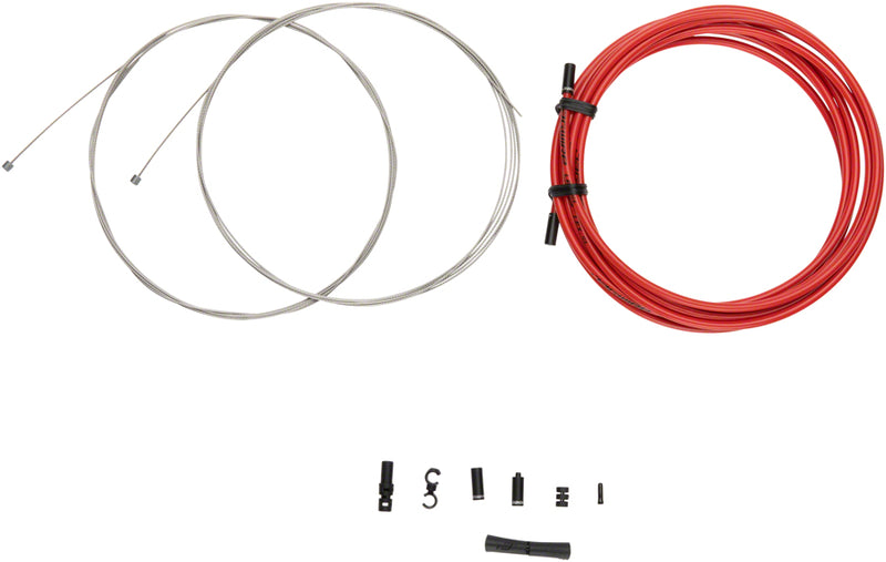 Load image into Gallery viewer, Jagwire Sport XL Shift Cable Kit SRAM/Shimano, Red

