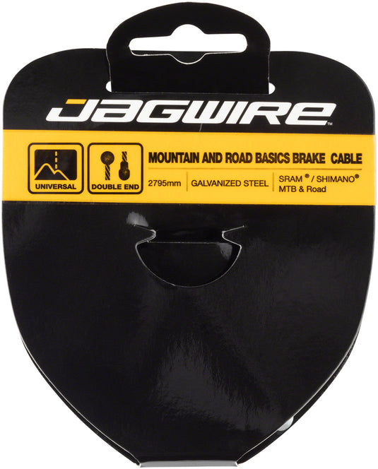 2 Pack Jagwire Basics Galvanized Tandem Brake Cable SRAM/Shimano Mountain/Road