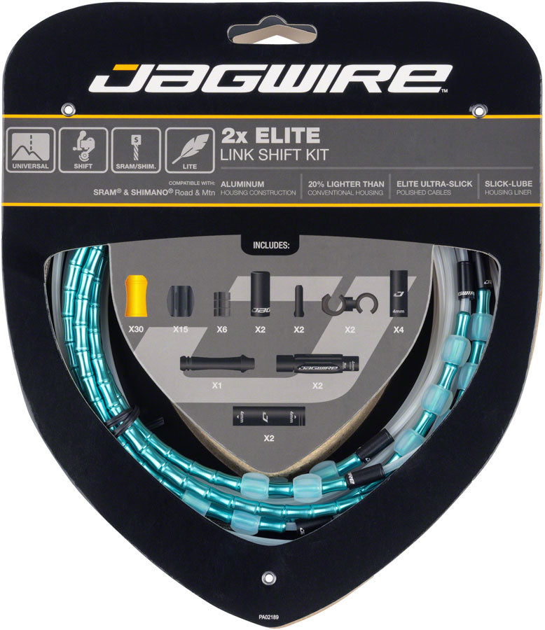 Load image into Gallery viewer, Jagwire-2x-Elite-Link-Shift-Cable-Kit-Shift-Cable-and-Housing-Sets-Bicycle-Shift-Cable-and-Housing-Sets
