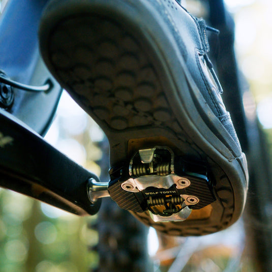 Wolf Tooth CTRL Trail Performance Clipless Pedals - Dual Sided Clipless, Alloy, 9/16", Orange, Pair, Shimano SPD